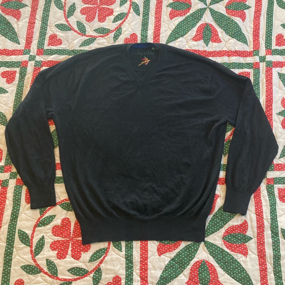 Orvis merino wool sweater